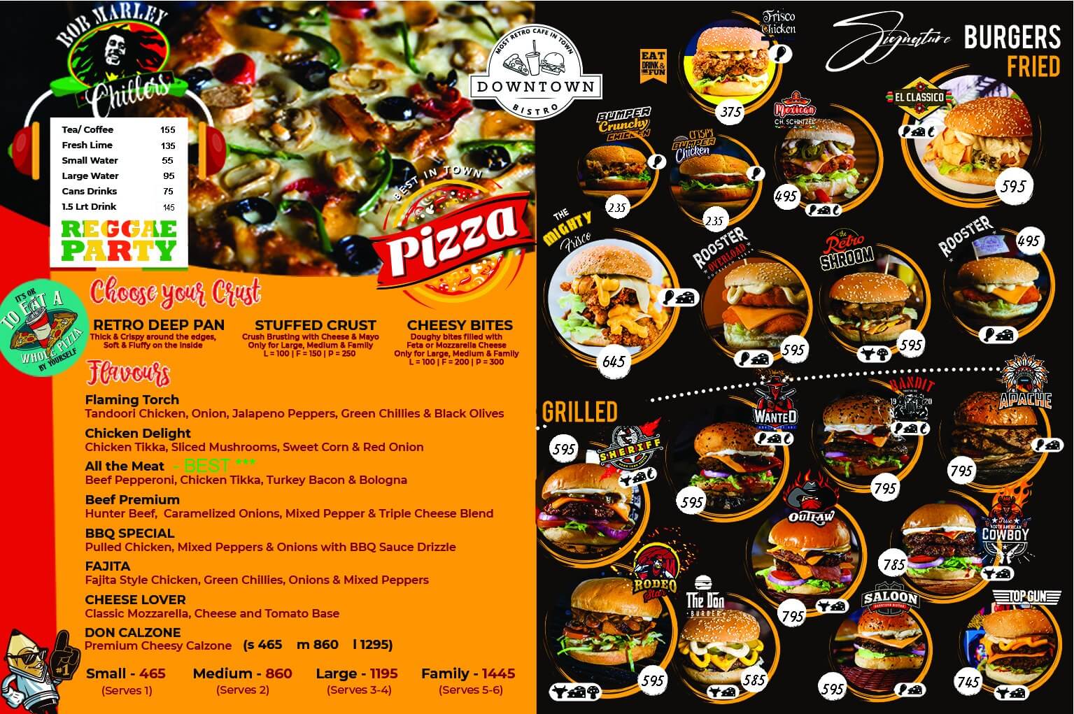 Downtown Bistro Peshawar Menu Price Number Location