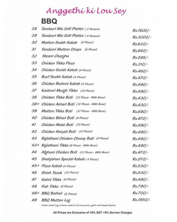 Shahjahan Grill Multan Menu Menu Price Number Location