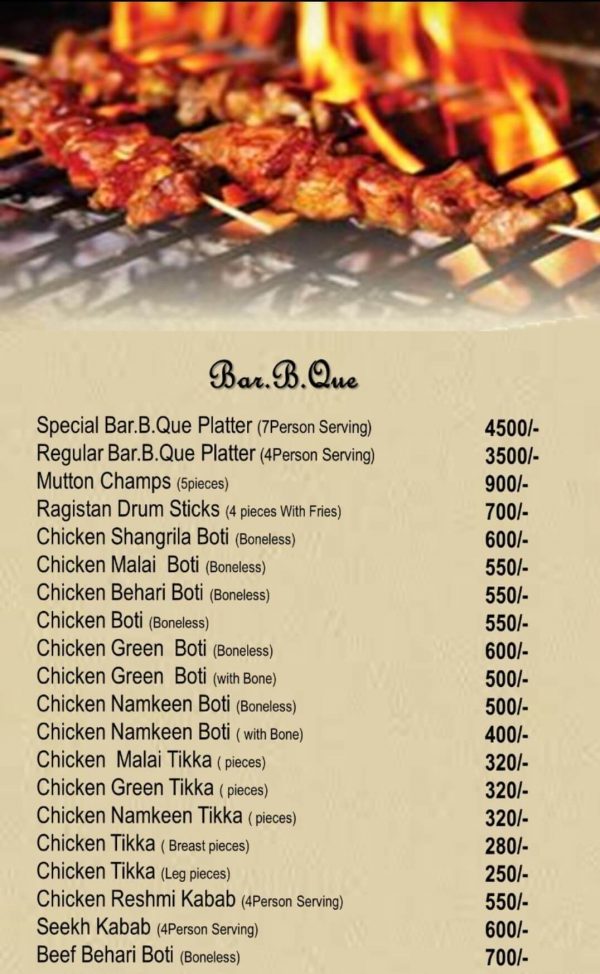 Hot and Chilli Islamabad [Menu, Price, Number, Location]